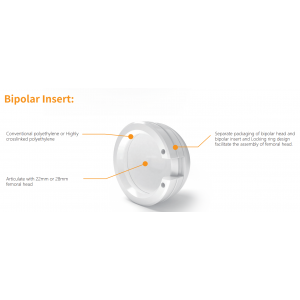 aap Bipolar Hip Prosthesis Head and Insert
